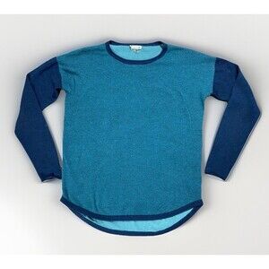 Smartwool Shadow Pine Colorblock Pullover Knit Sweater Women’s Size Small